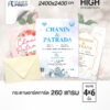 การ์ดแต่งงาน 4x6 นิ้ว กระดาษอาร์ต 260 แกรม พิมพ์ดิจิทัล โดย Fastprint